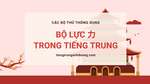Học 214 bộ thủ tiếng Trung-Bộ Lực